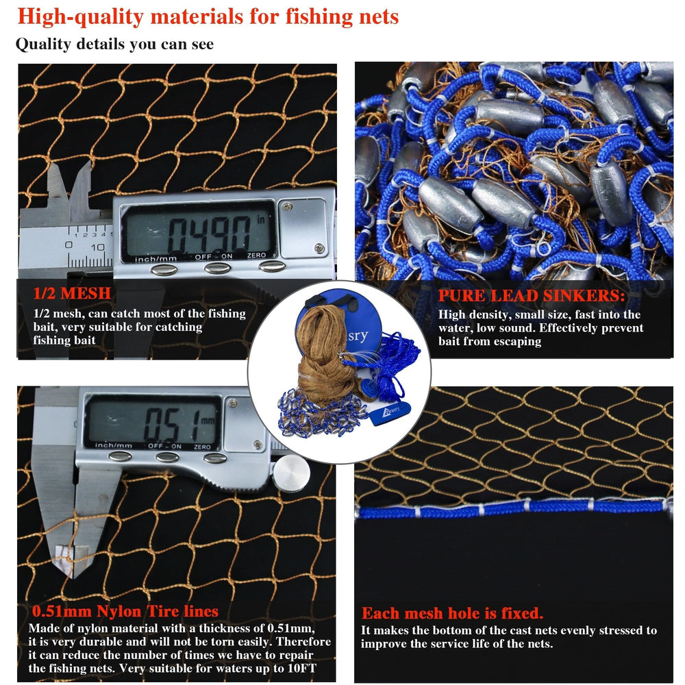 Drasry lead sinker dense weight boosts sinking speed and minimizes splash for better bait keep.