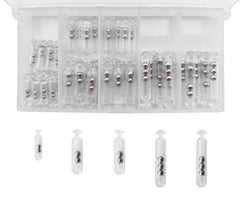 Drchoer Crappie fishing rattles kit – 56-piece plastic lure rattles, 15–26mm