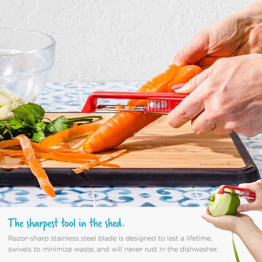 Dreamfarm Sharple potato eye remover tip helps remove blemishes with ease.