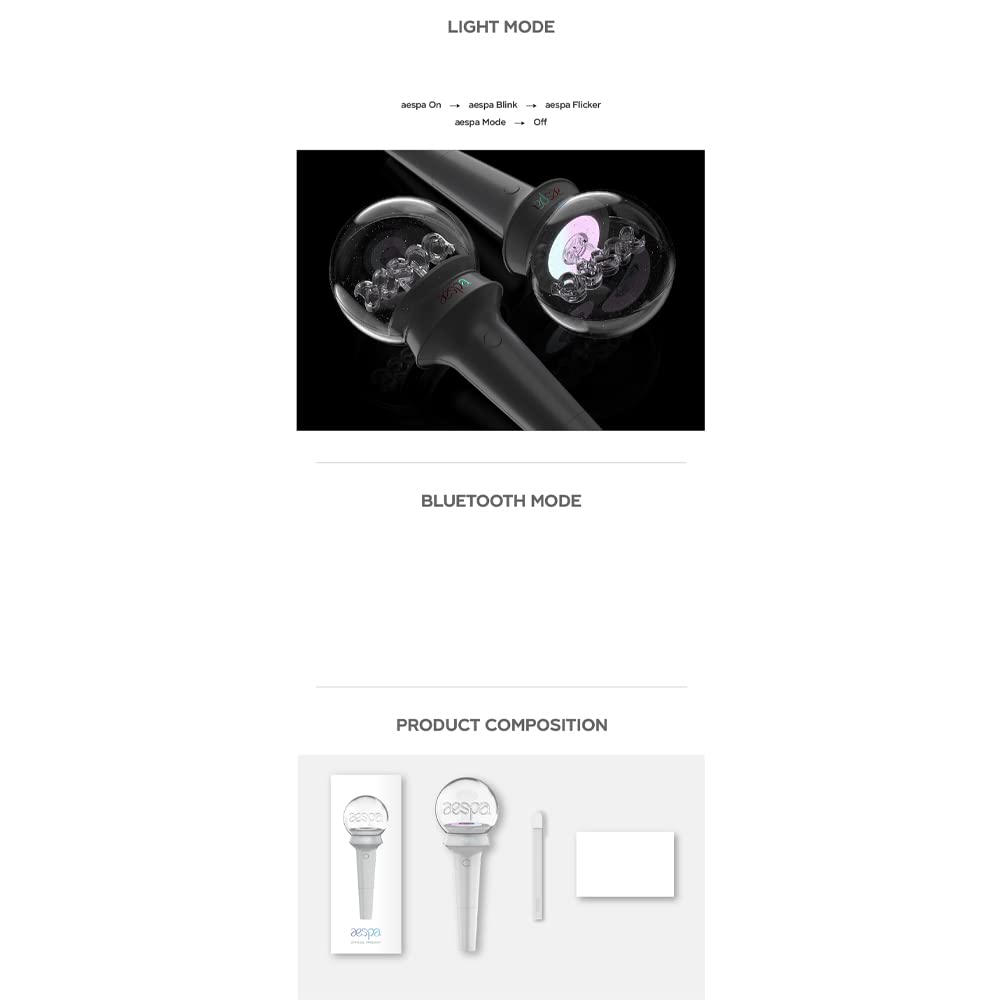 Dreamus AESPA light stick official crest and branding for collectors.