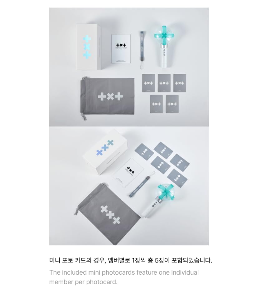 DREAMUS TXT Light Stick Ver 2 in-use show glow boosts energy and fandom.