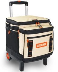 Dreamza soft cooler wheels locking-frame keeps your load stable on the move