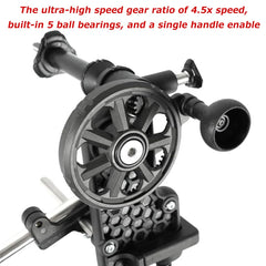 Maximum Winder EVO recycler function enables easy empty-spool line replacement