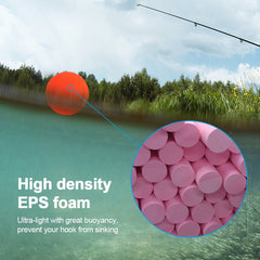 Drfeify foam buoyancy ball indicator showing soft foam and buoyant performance