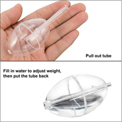 Transparent ABS fishing floats for fly fishing and general use