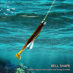 Dr.Fish 360-rotation sinker 1oz keeps your bait aligned against currents.