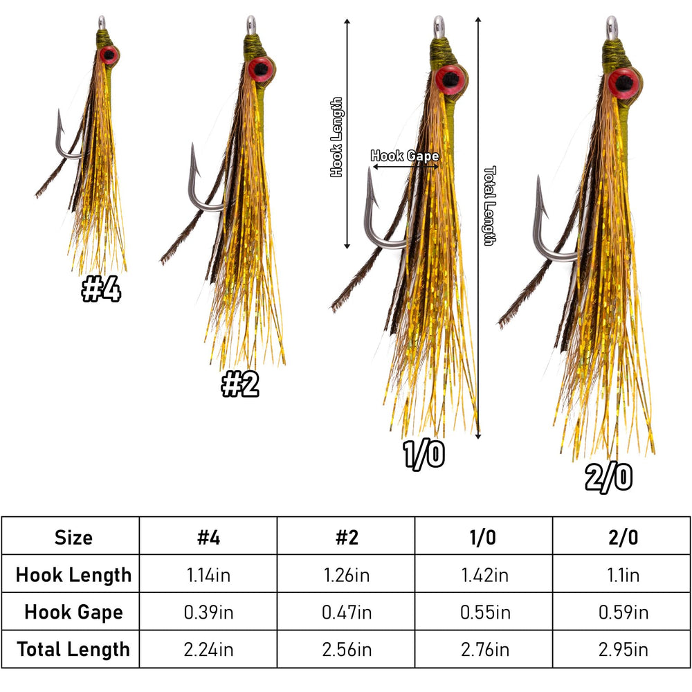 Six pack box of Dr.Fish Clouser Minnow flies