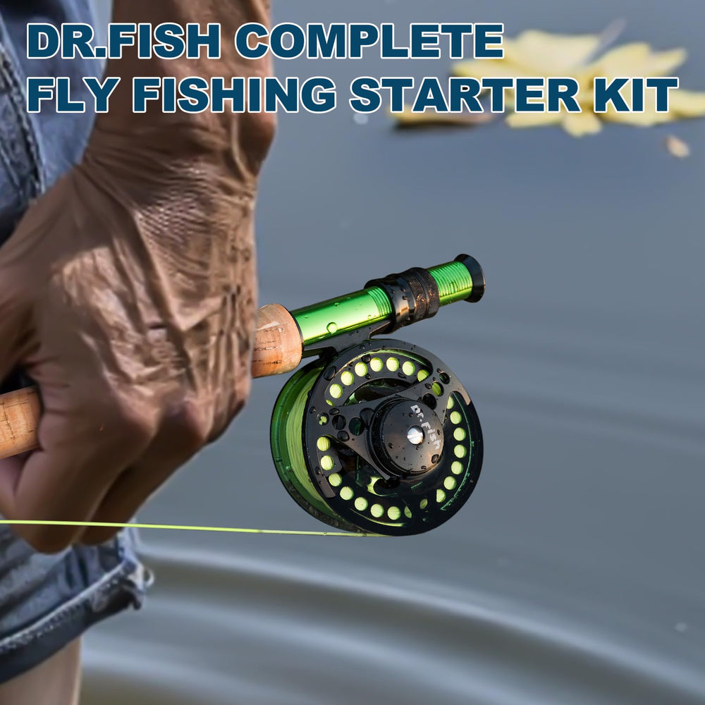 Dr.Fish carry case and tools kit keep gear organized on trips.