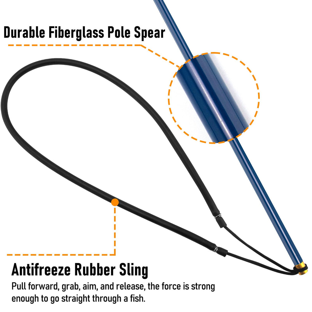 Dr.Fish Spearfishing Kit three tips for versatile species targeting.