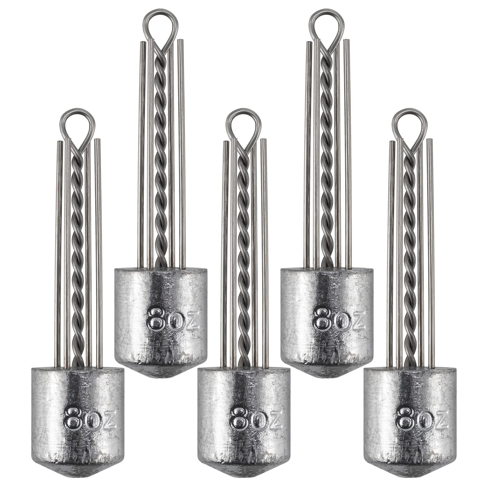 Dr.Fish spider sinker 1oz front view helps quick depth reach on surf casts.