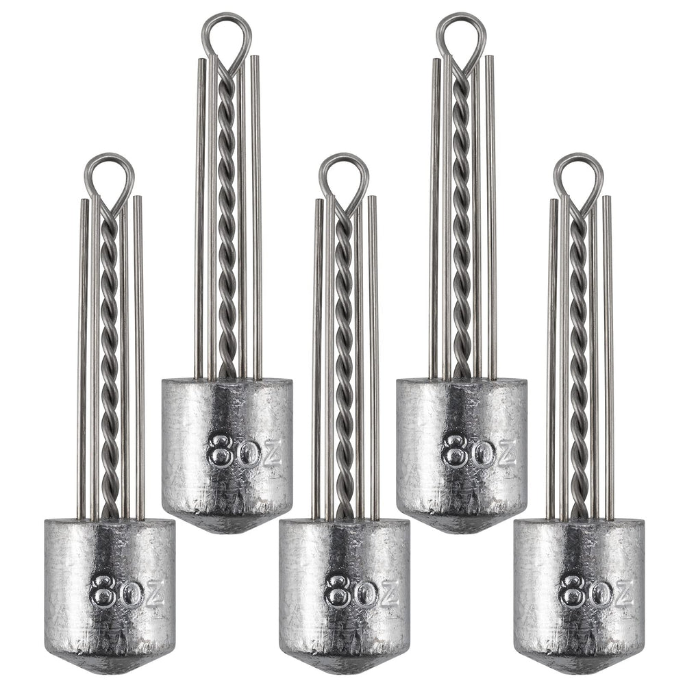 Dr.Fish spider sinker 1oz front view helps quick depth reach on surf casts.