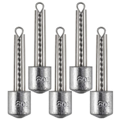 Dr.Fish spider sinker 1oz front view helps quick depth reach on surf casts.