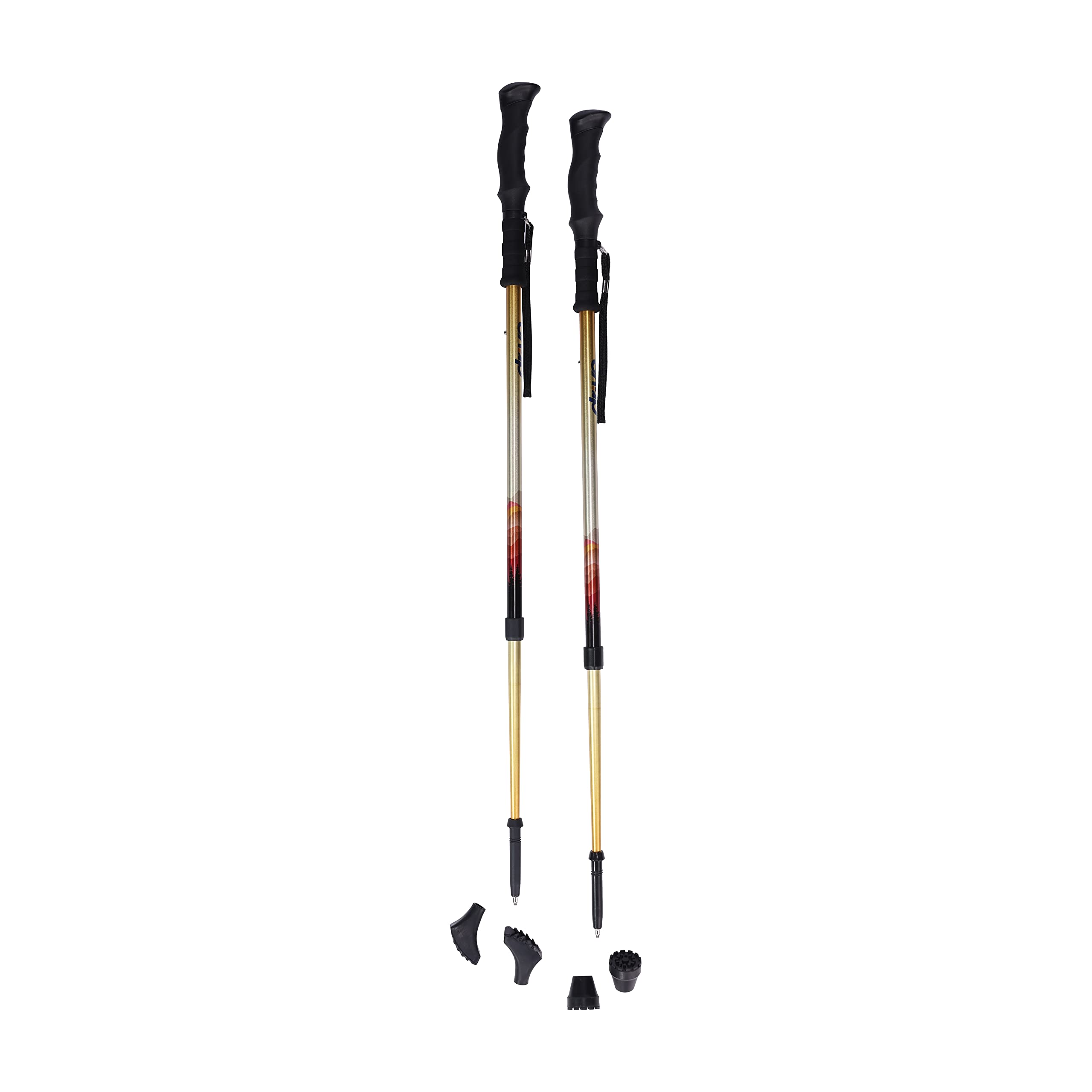 Drive Medical Summit walking poles with ergonomic handles for comfortable grip and upright posture.