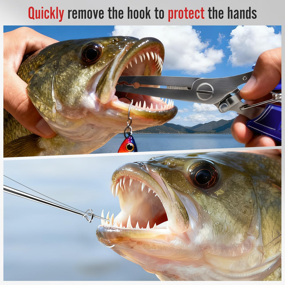 Magnetic tip on hook remover