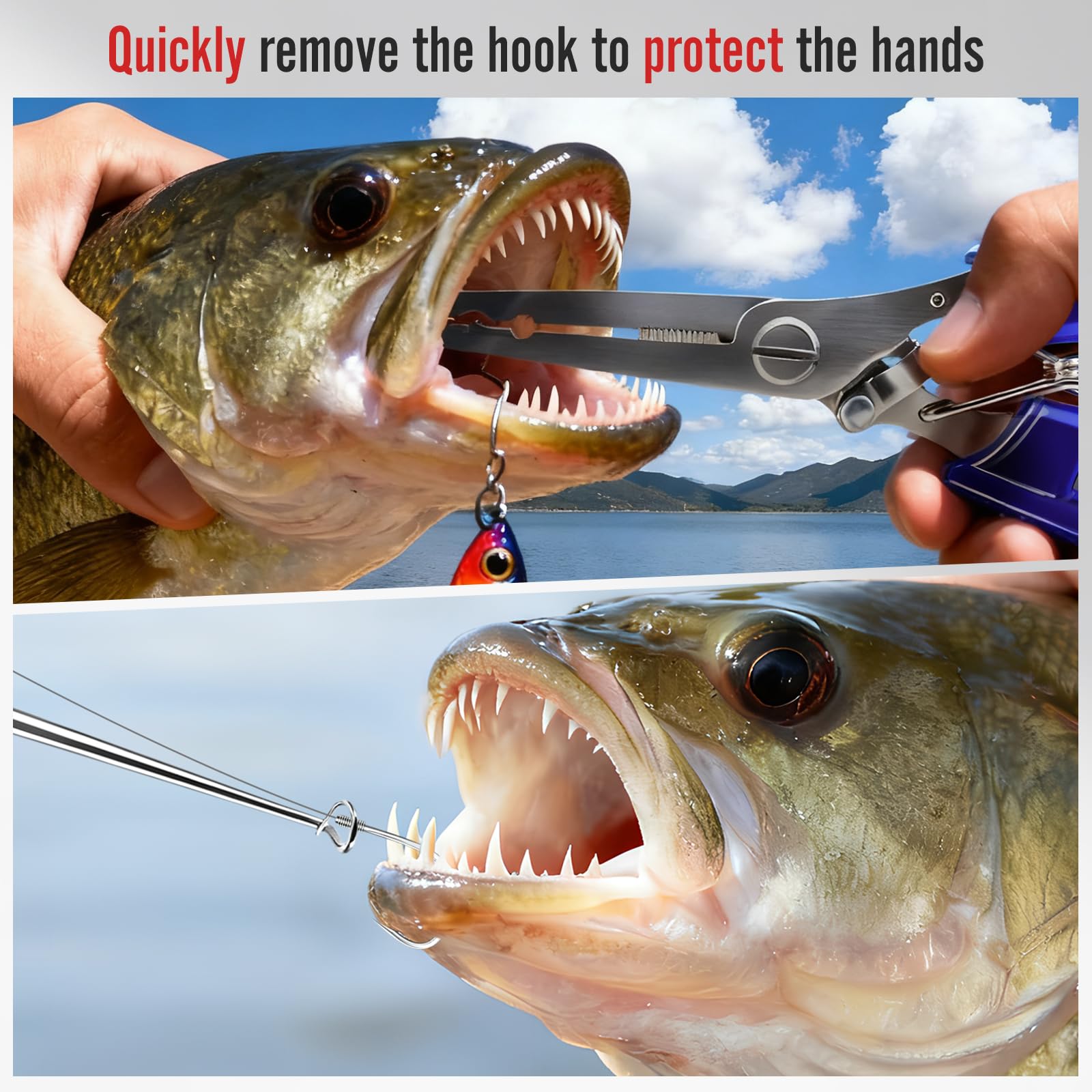 DRMBIGA non-slip handle provides solid grip in wet conditions.