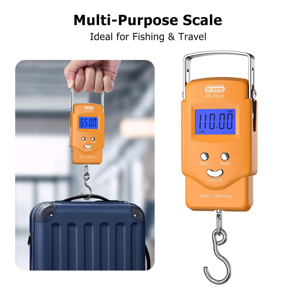 Battery compartment of Dr.meter Fish Scale with 2 AAA batteries
