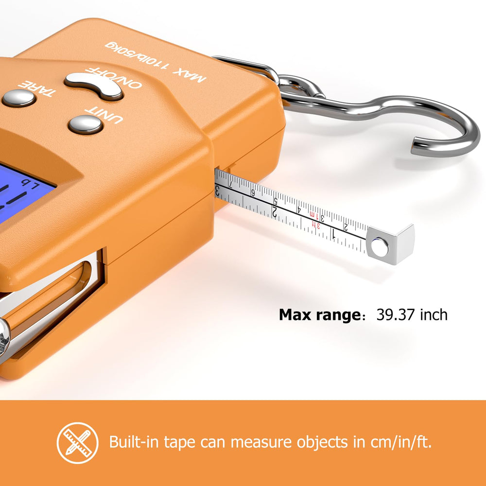 Dr.meter scale showing built-in measuring tape feature