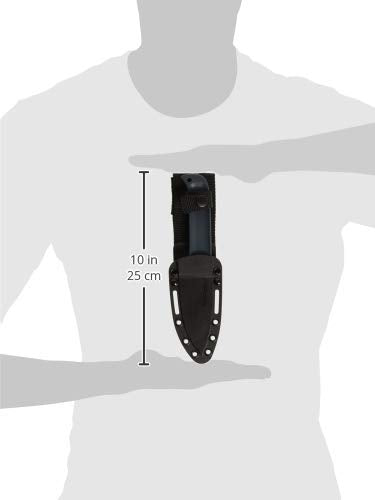 Drop point fixed blade profile for field dressing and skinning