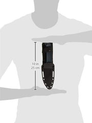 Drop point fixed blade profile for field dressing and skinning