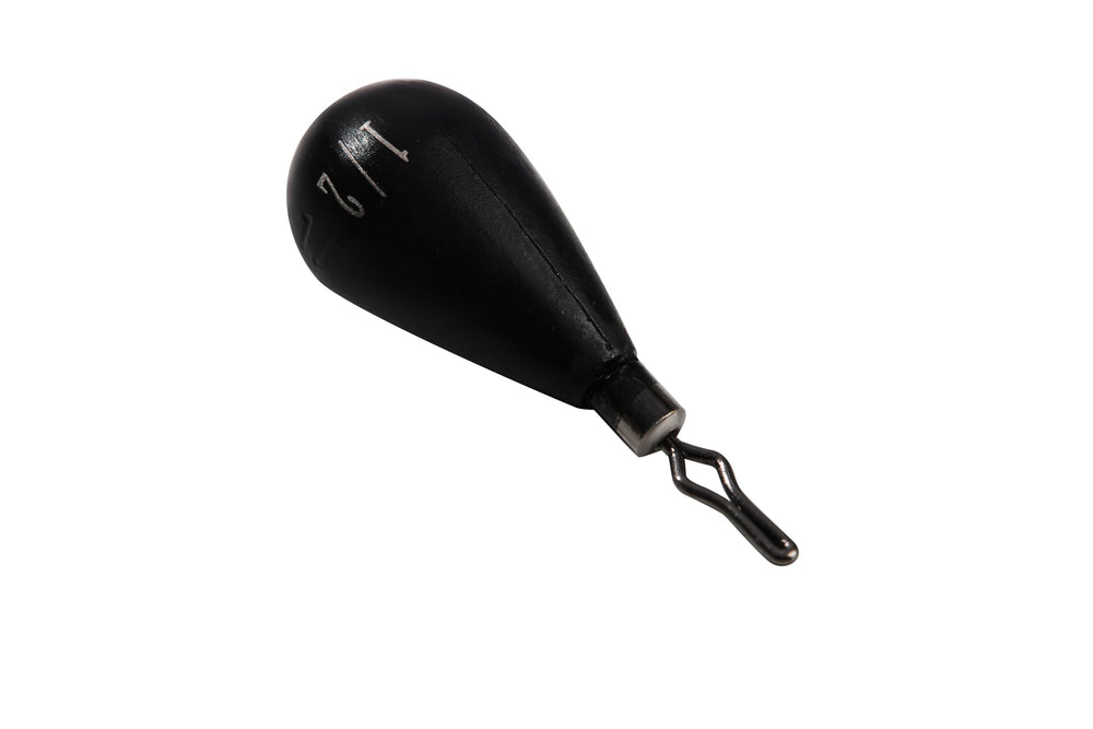 Drop shot rig with tungsten weights 1/2 oz (10 pack)