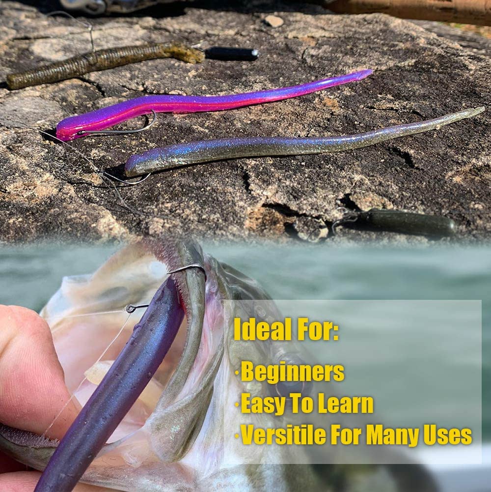 All-in-one drop shot bass fishing kit