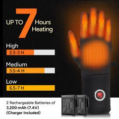 DR.PREPARE heated gloves battery pack with rechargeable power for all-day warmth