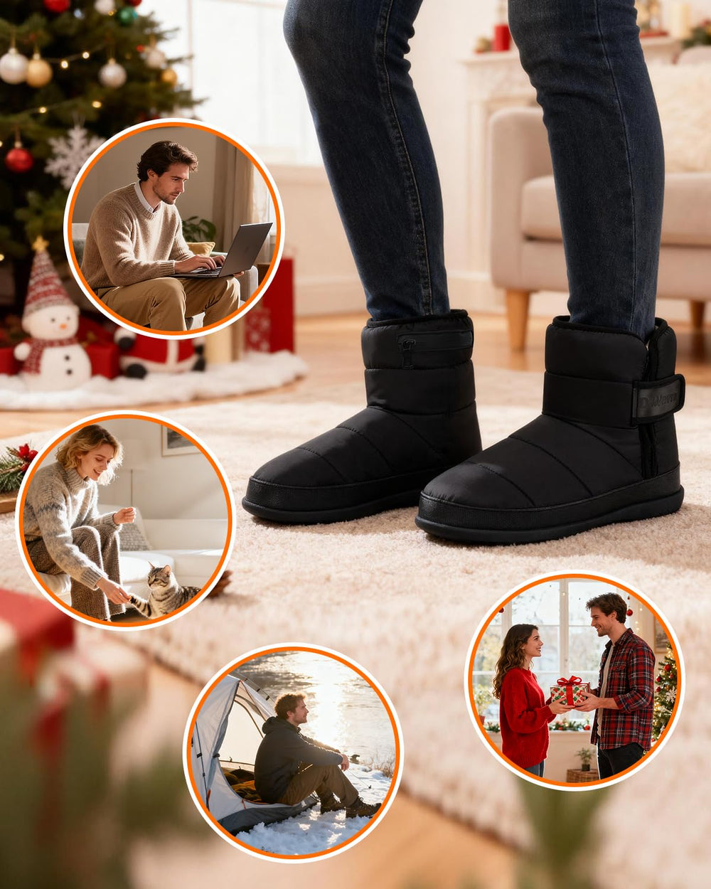 Dr.Warm adjustable temperature controls let you customize warmth levels.