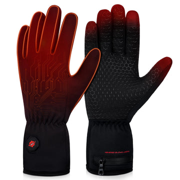 Dr.Warm glove liner with cuff-mounted battery provides extended warmth.