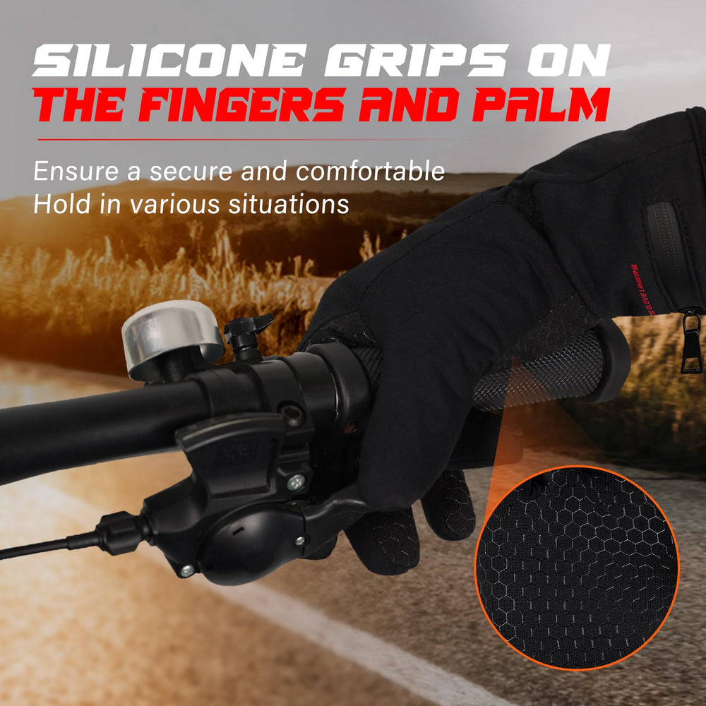 Dr.Warm silicone-palm grip reduces slip during grip-intensive tasks.