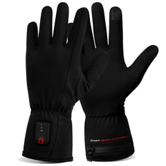Dr.Warm thin heated glove liner front view provides snug fit for unrestricted movement