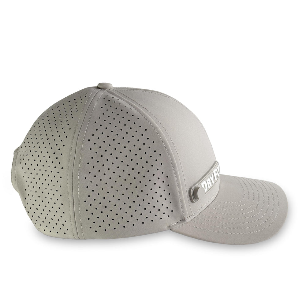Breathable perforated back panels detail
