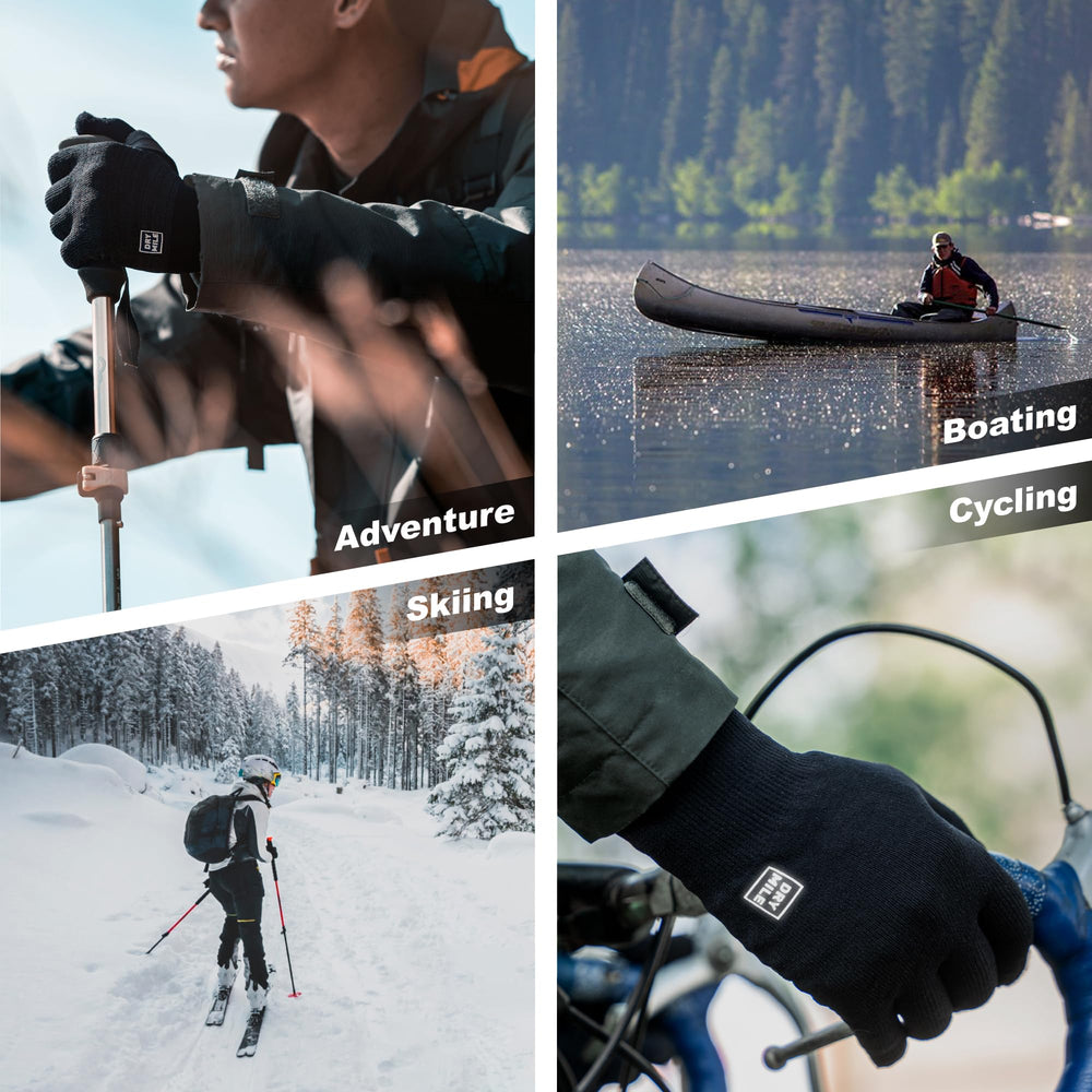 DRYMILE Alpine gloves packaged for gift-ready presentation.