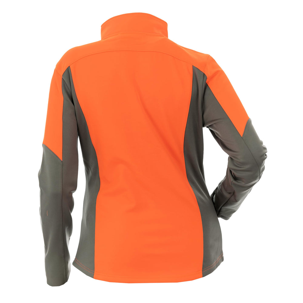 DSG Upland Zip Up logo detail with durable zippers for lasting outdoor wear.