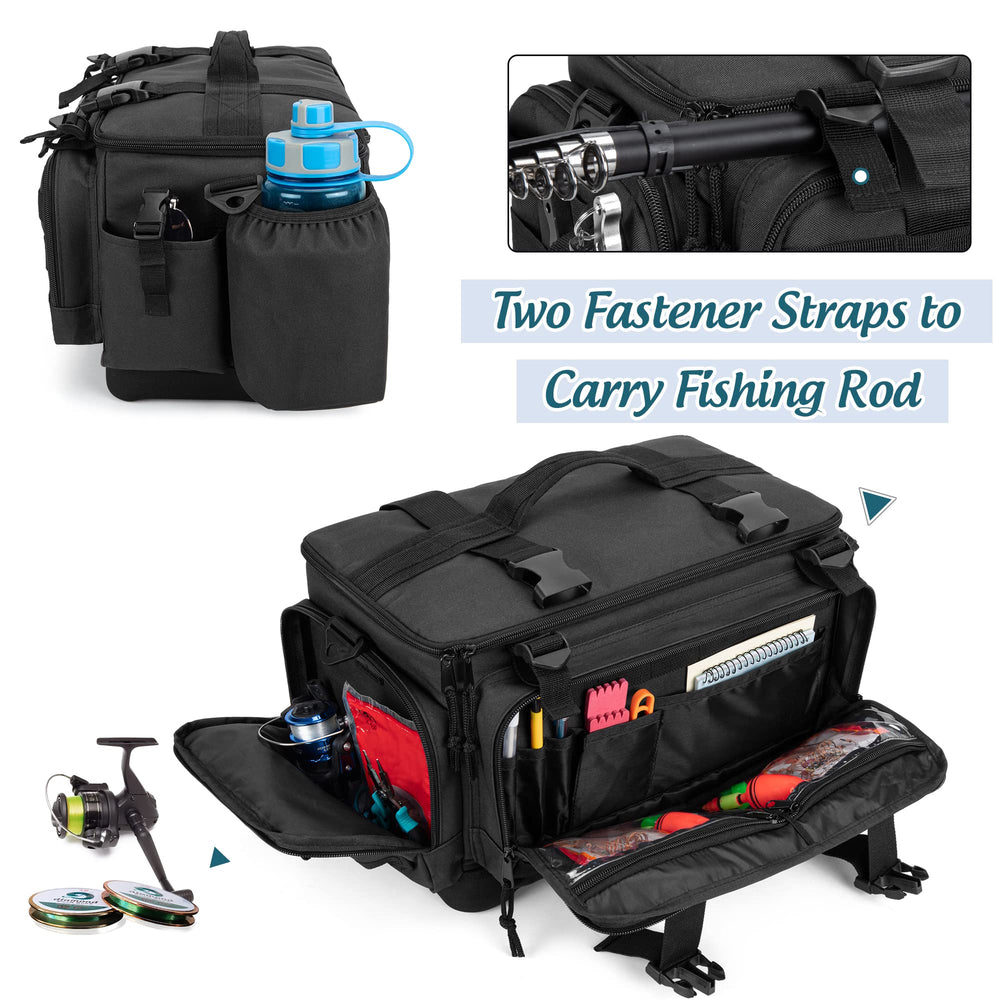 MOLLE webbing and straps for extra storage