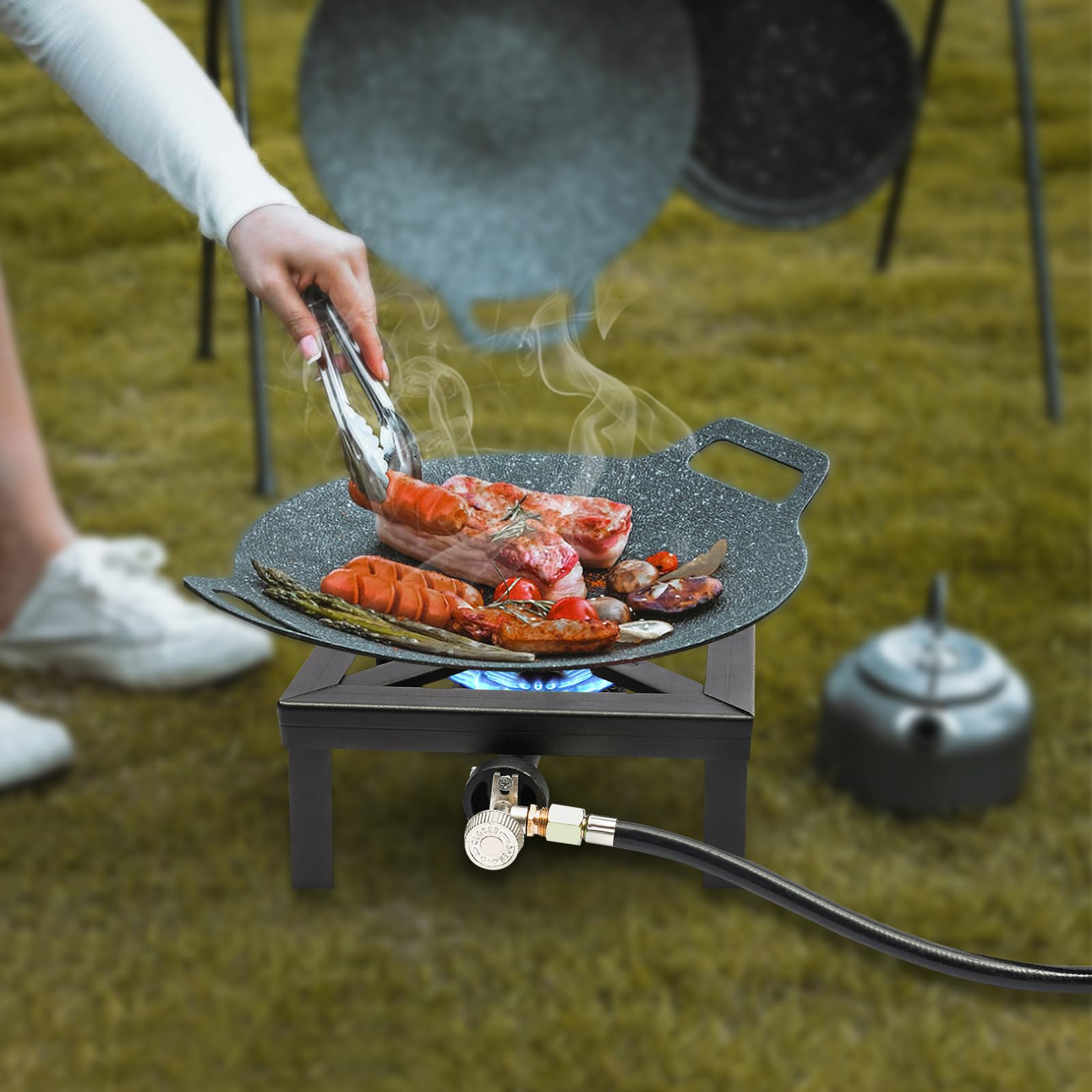 Dsmsseym stove knob flame control enables precise heat adjustments.