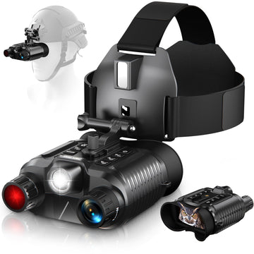 Dsoon night vision goggles-4k-recording captures detailed night footage for security and exploration.