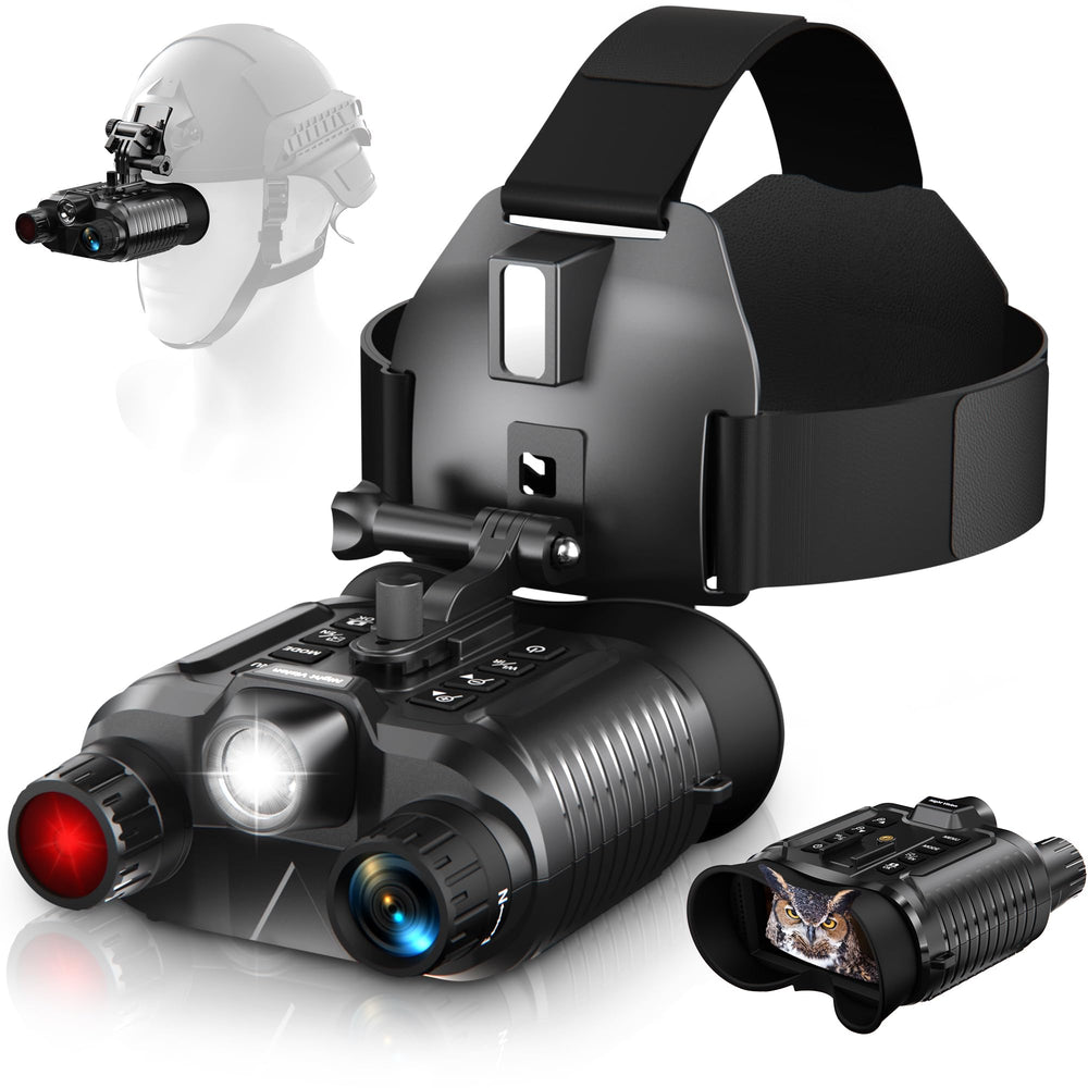 Dsoon night vision goggles-4k-recording captures detailed night footage for security and exploration.