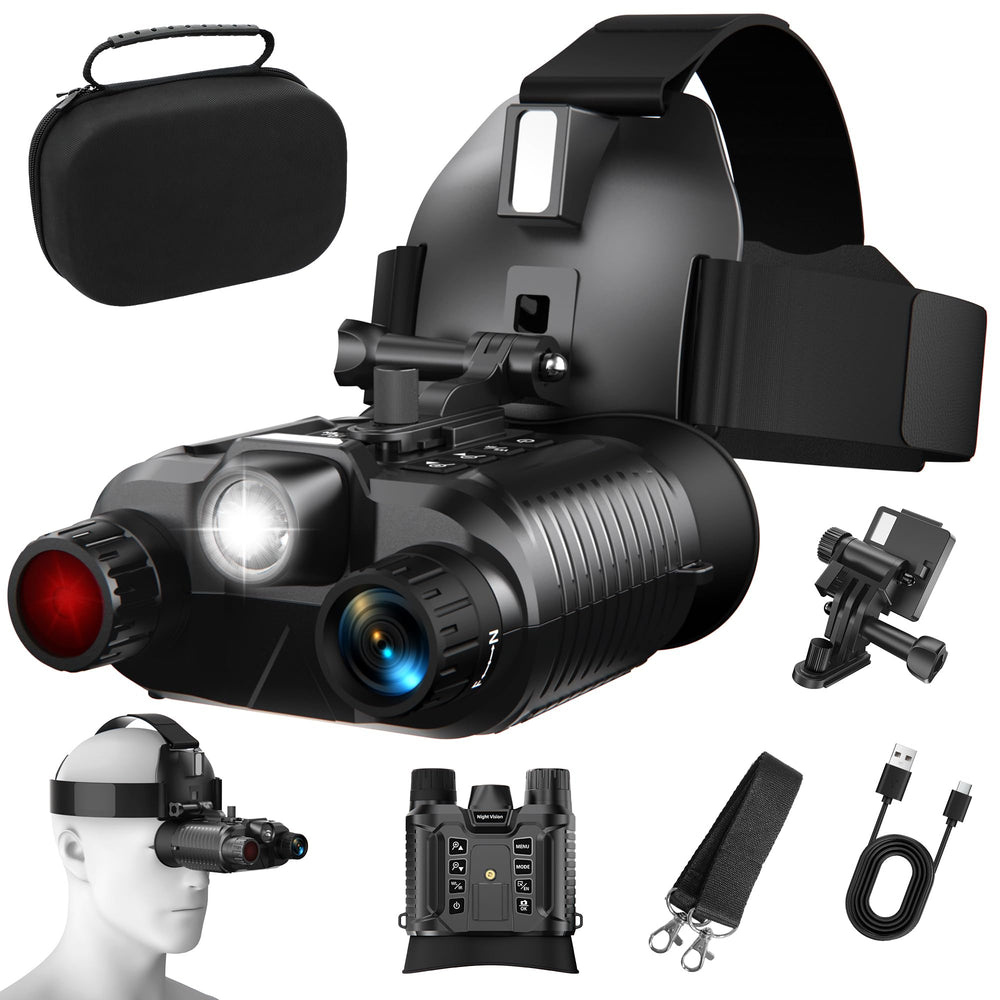 DSoon Night Vision Goggles headband mount enables hands-free operation
