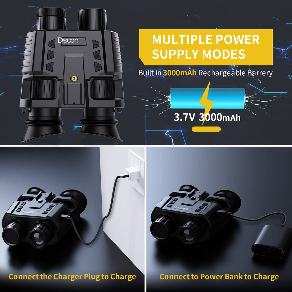Dsoon rechargeable battery NVG supports long operation without replacements