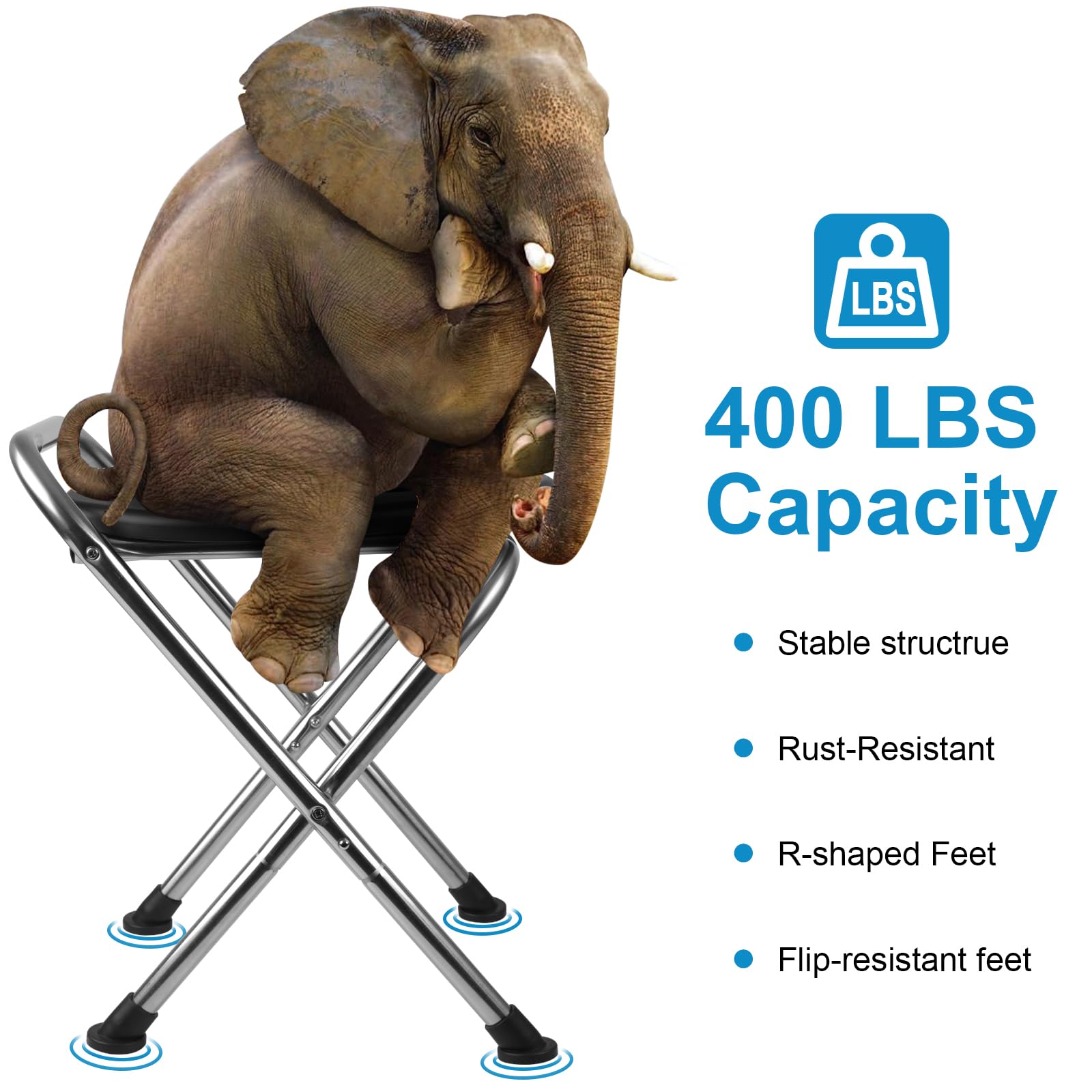 DSUWAZU portable toilet with replacement bags keeps camping tidy.