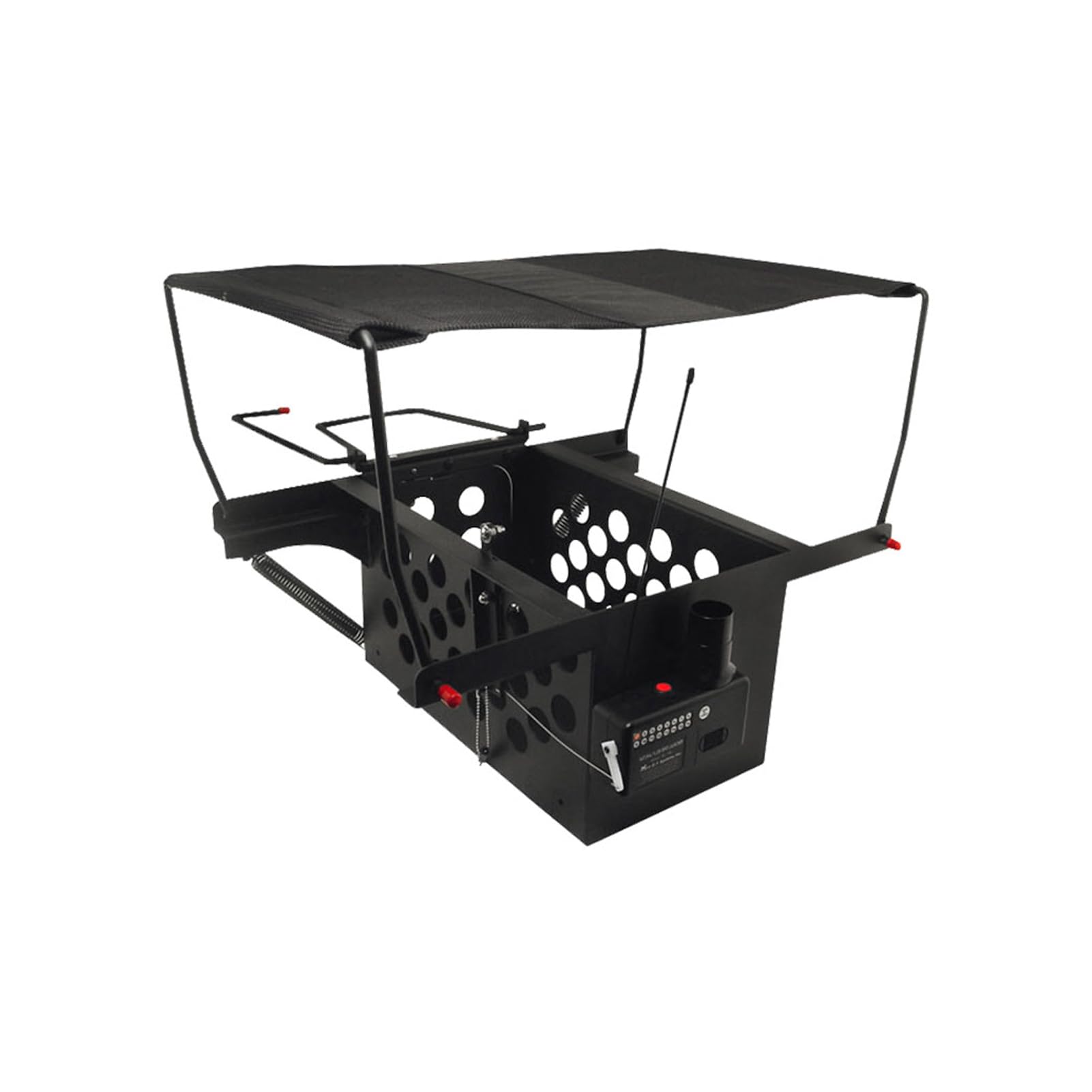 DT Systems 500 Series Easy Load Trap Door showing safe bird loading and unloading.