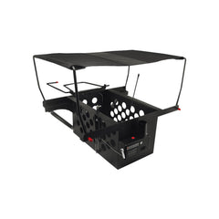 DT Systems 500 Series Easy Load Trap Door showing safe bird loading and unloading.