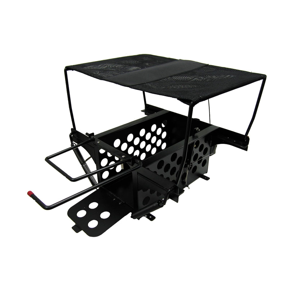 DT Systems 700-Series remote bird launcher setup shows quick deployment for field training.