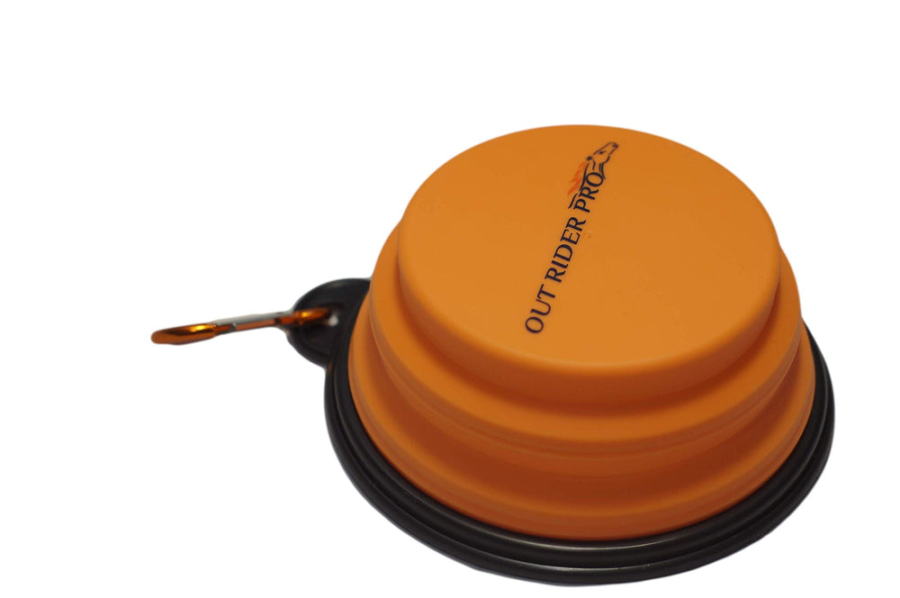 DT Systems Collapsible Water Bowl saves space in travel kits