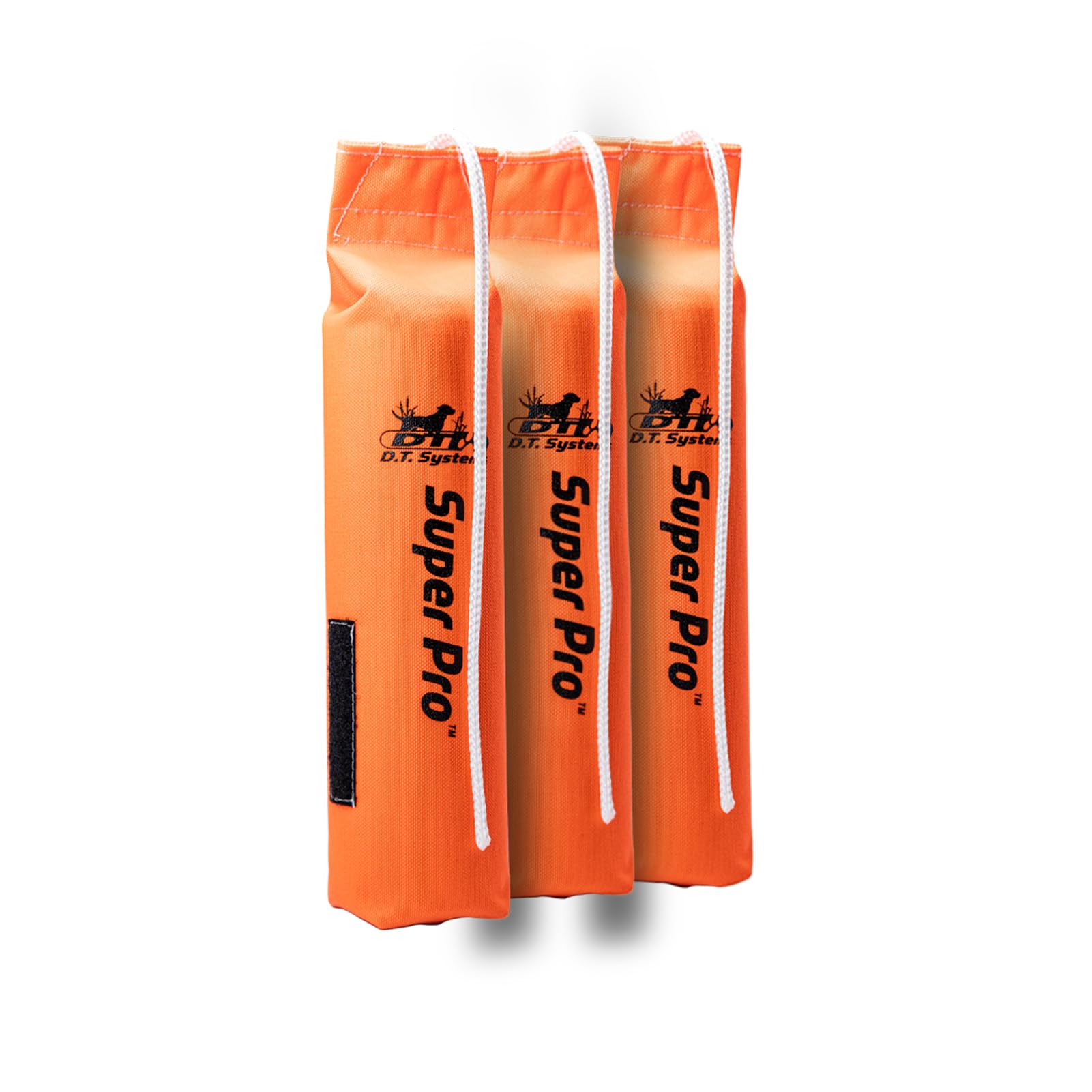 DT Systems cordura dummy blaze orange large 3in12in 3-pack for long-distance retrieves