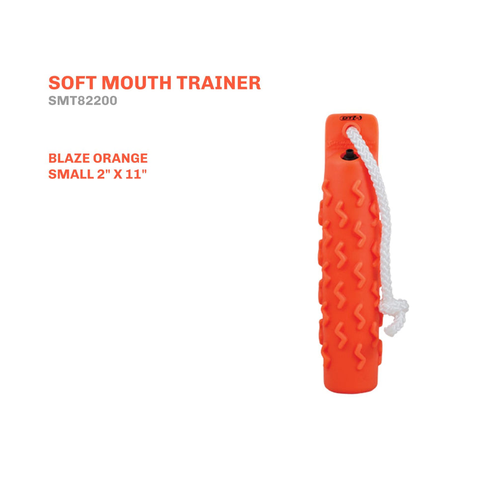 DT Systems S-Grip Technology bumper illustrating non-slip grip for controlled retrieves