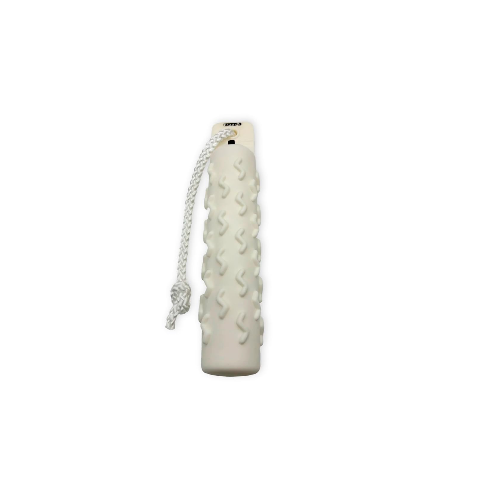 DT Systems Soft-Mouth Trainer with rope ready for long-distance retrieves.