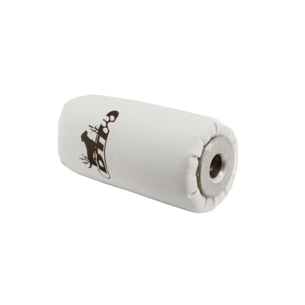 DT Systems Super Pro dummy floating on water for realistic retrieves and scent cues.