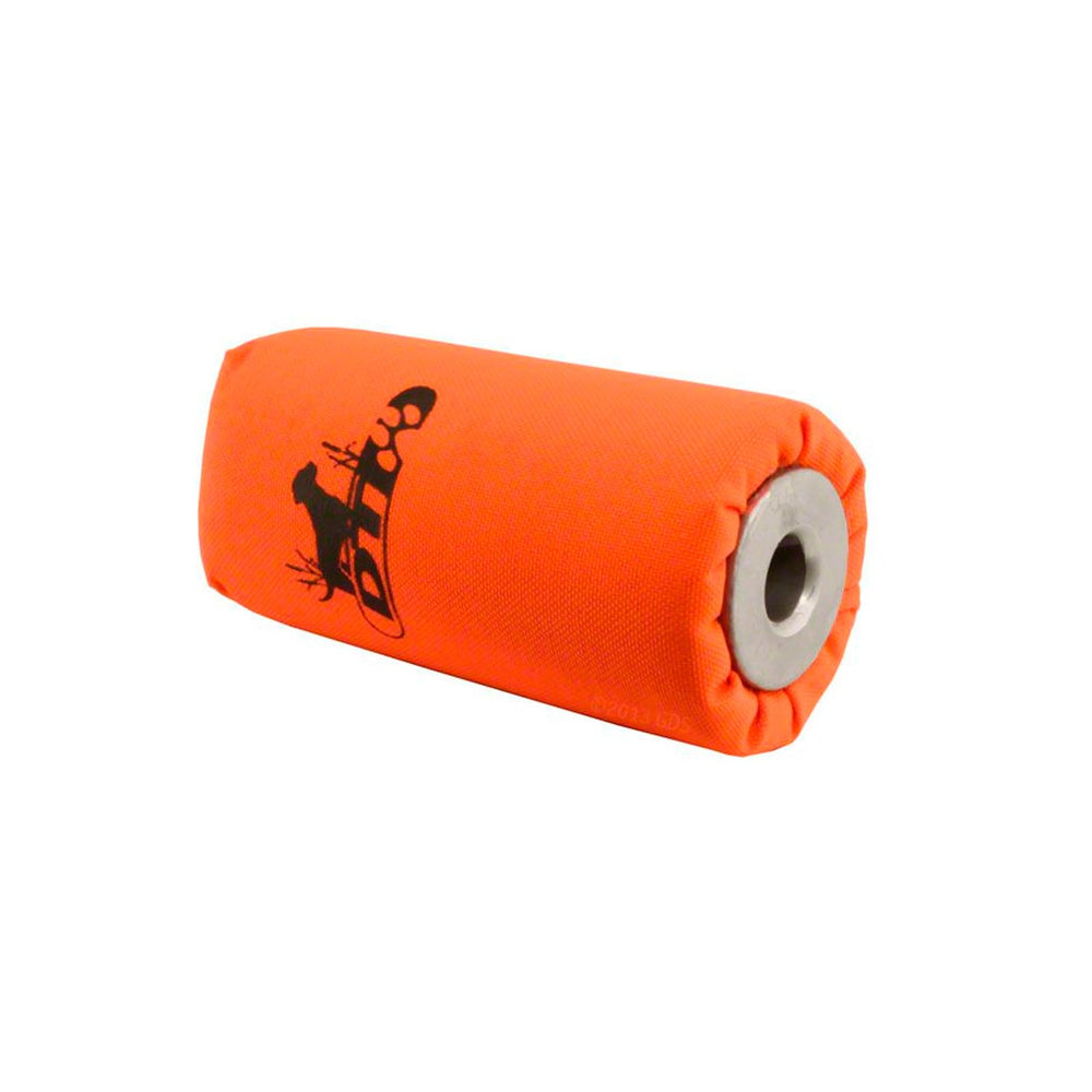 D.T. Systems Super-Pro Launcher Dummy in blaze orange for high-visibility retrieves