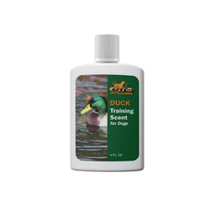 DT Systems Training Scent duck bottle showing natural scent for realistic field training.